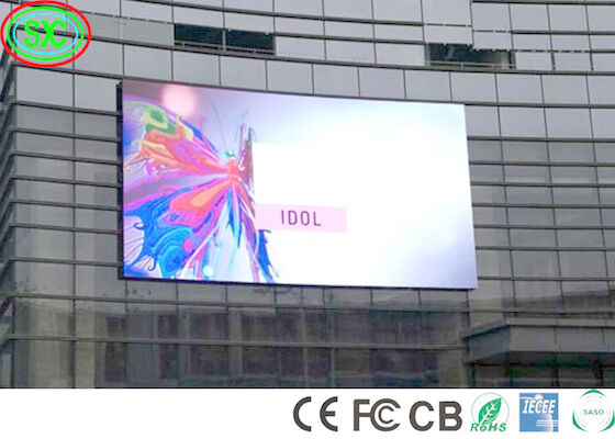 Outdoor P6 SMD2727 1R1G1B 7000cd/m2 Full Color LED Panels outdoor full color led display