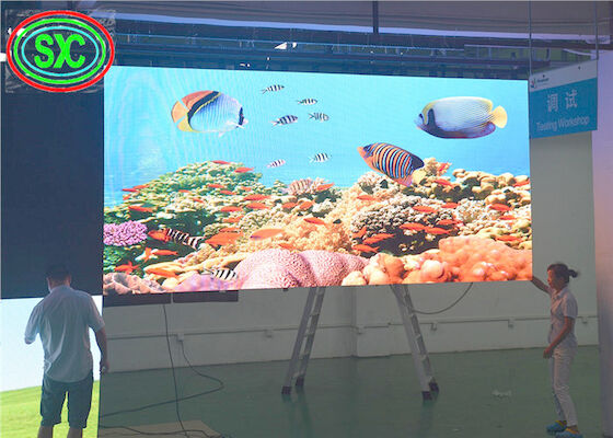 Customized panel size indoor 2.5 LED display for meeting room , show room