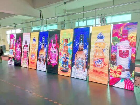 P3 Full Color Video Display Indoor LED Display Stand Poster LED Screen Mirror Portable Screen