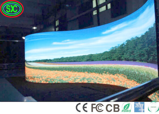 Curve Stage Outdoor Indoor Rental P4.81 P3.91 P5.95 LED Die Casting Aluminum Cabinet LED Video Wall