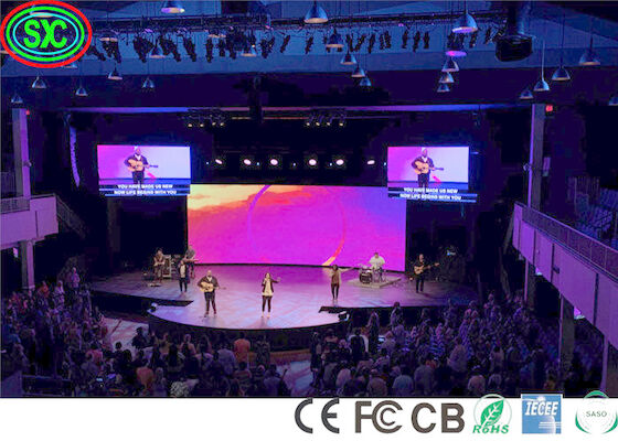 Indoor/Outdoor LED Die-Cast Aluminum Screen P3 , Conference HD LED Video Wall