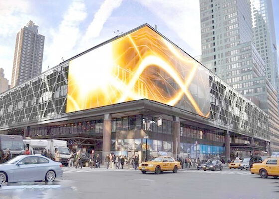 Large Outdoor 5000cd / sqm Brightness Full Color P10 LED Advertising Panel