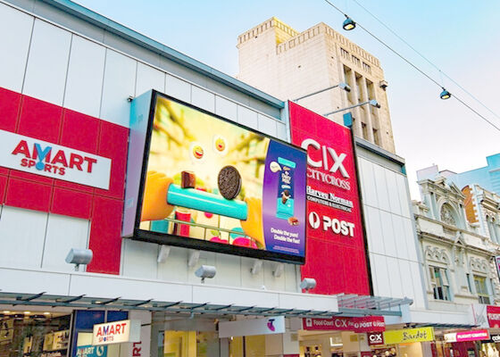 Large Outdoor 5000cd / sqm Brightness Full Color P10 LED Advertising Panel