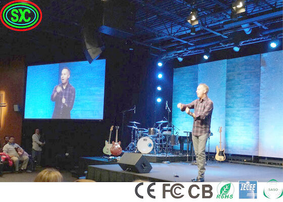 IP34 Stage Concert Backstage P3.9 Led Video Panel Wall Wide Viewing Angle stage led screen