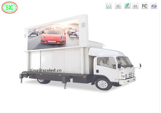 Open-air Cinema Outdoor Waterproof P10 Truck Large Outdoor Movie Advertising Screen