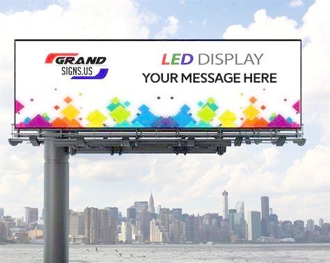 960*960mm Big Outdoor P10 Full Color Digital Advertising LED Video Billboard