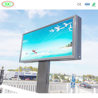 Full Color Big stadium Outdoor Building Fixed Waterproof P10 LED Advertising Billboards