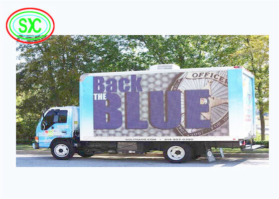 Outdoor Waterproof LED Advertising Truck Display P6 High Brightness Epistar Chip