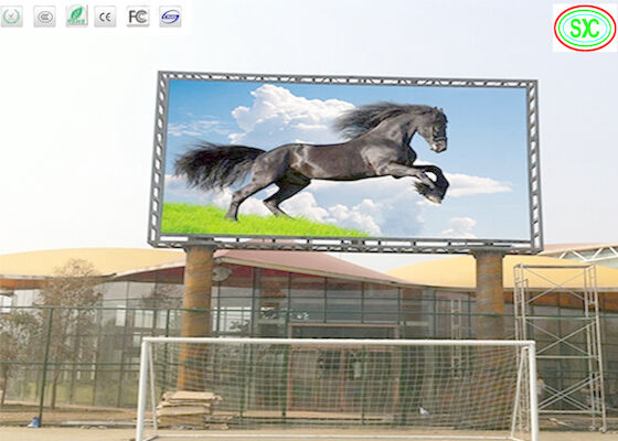 High Brightness Good Heat dissipation Outdoor Advertising P10 Led Screens Full Color