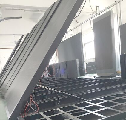 6mm Pixel Pitch Outdoor Full Color LED Display Wireless Control Front/Rear IP65/IP54 Ironed Steel Cabinet 32.5kg Weight