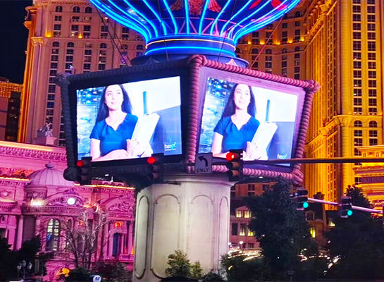 P10 Outdoor full color LED Advertising Screen 10mm Pixel Pitch IP65 Waterproof