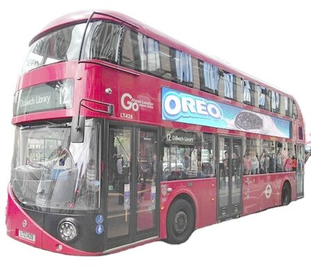 Outdoor Bus Waterproof LED Advertising Billboards Full Color P5 Full Color Front Service