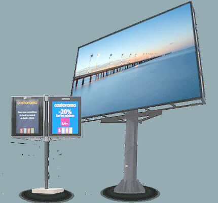 High Brightness Outdoor Led Advertising Screen P10 Building Mounted HD Billboard