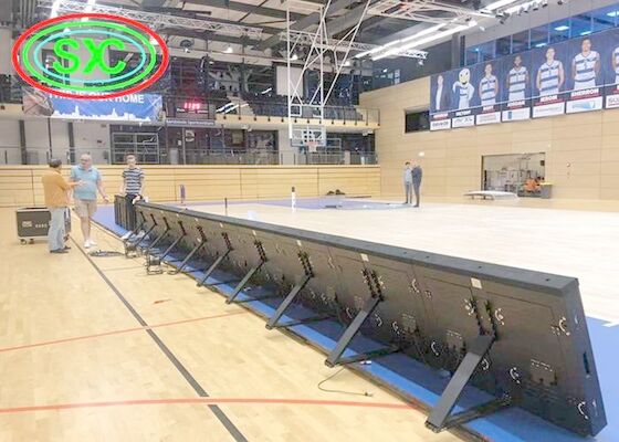 Football Stadium Perimeter Advertising Billboard P5 Stadium LED Video Display Banners