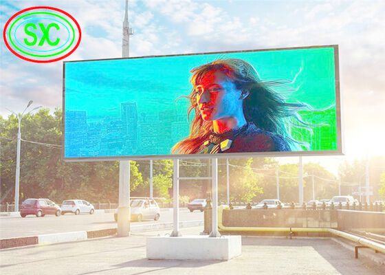 HD outdoor P10 Led Billboard LED display average consume 700 W/M²