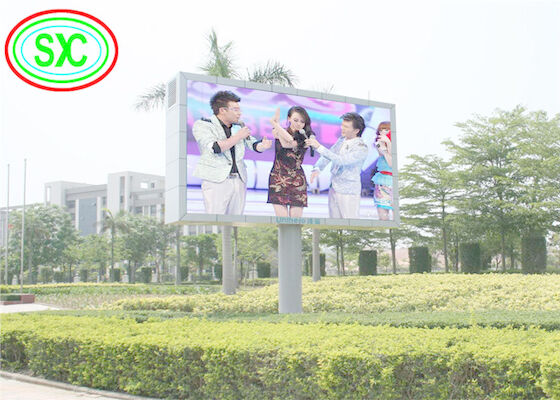 HD outdoor P10 Led Billboard LED display average consume 700 W/M²