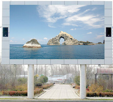 SMD IBM5024 P10 Fixed Outdoor Full Color LED Display Panel For Comercial Advertising