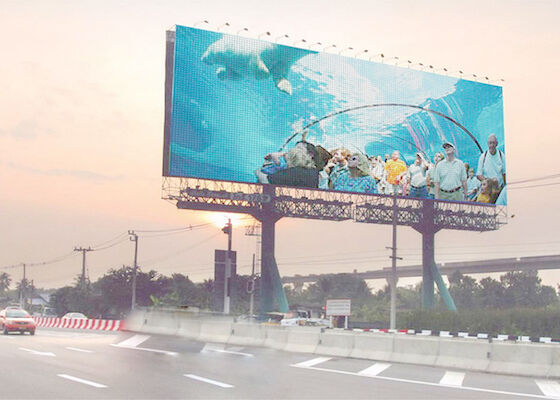 High Brightness Clear Image P6 2x3m Advertising Outdoor Full Color Led Display Screen