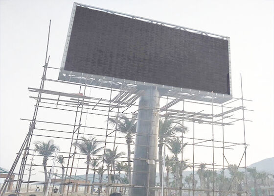 P5 Outdoor Full Color LED Display Screen Wide Viewing Angle Fixed Installation LED Billboard