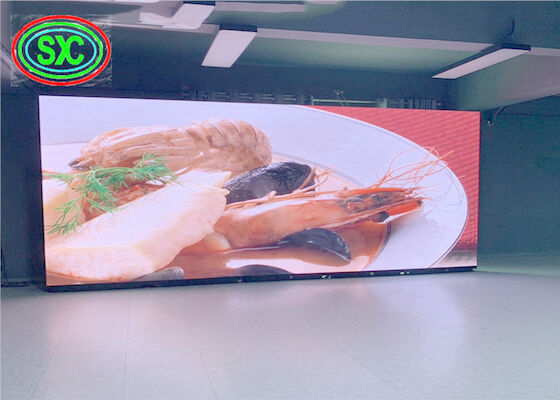 Excellent indoor full color small pixel pitch P 3 LED screen fixed installation