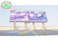 High resoulation full color outdoor P6 LED billboard with columns for advertising