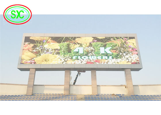 Outdoor Building P6 SMD Advertising Billboard Great Heat Dissipation Full Color