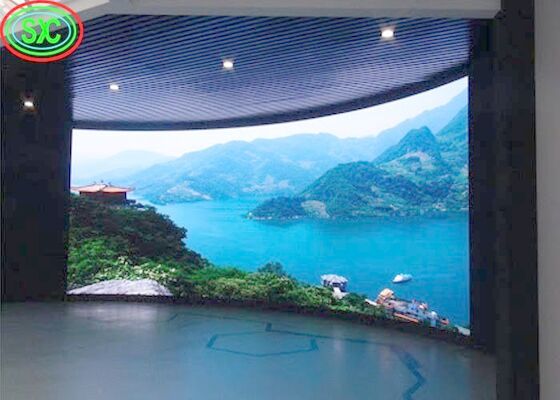 New Technology Indoor Full Color HD Curve P3.91 LED Video Wall Screen Stage Rental Flexible LED Display