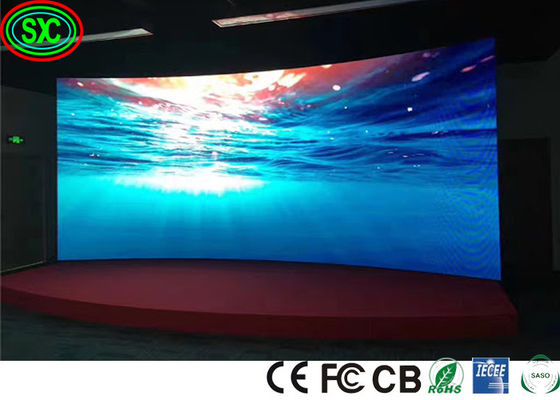 P3.91 Indoor Curve Stage LED Screens Seamless Connection In Video LED Display Ready to Ship stage led screen