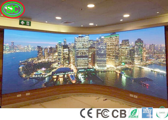 P3.91 Indoor Curve Stage LED Screens Seamless Connection In Video LED Display Ready to Ship