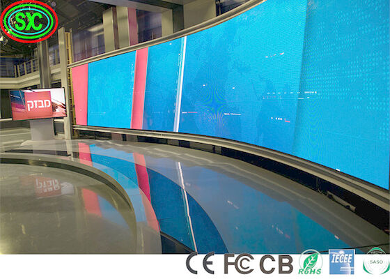 P3.91 Indoor Curve Stage LED Screens Seamless Connection In Video LED Display Ready to Ship