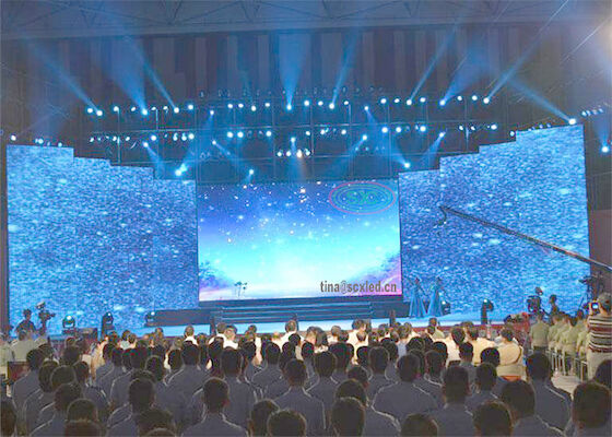 Indoor Full Clolor LED Display Screen P4 Light Weight Front Service HD Led Video Wall