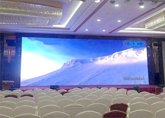 Full Color Indoor Led Display Screen P3 111111dots / sqm LED Video Wall Screen