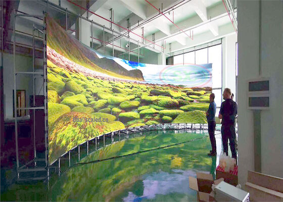 Full Color Indoor Led Display Screen P3 111111dots / sqm LED Video Wall Screen