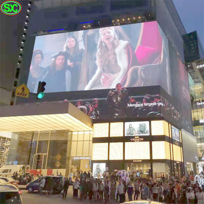 SMD3806 P10.42 Transparent Curtain Led Displays 5500cd/sqm