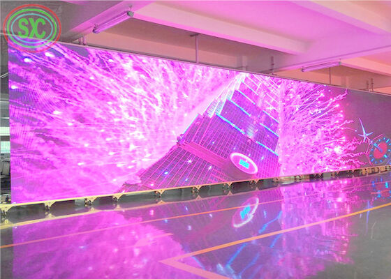 P4 Indoor Smd2121 RGB LED Display Die-Cast Aluminum Screen Steel Cabinet 3 Years Warranty