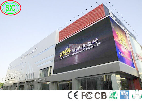Full Color 6000cd/M2 10mm Pixel Advertising Led Panel SMD3535 led screen outdoor advertising