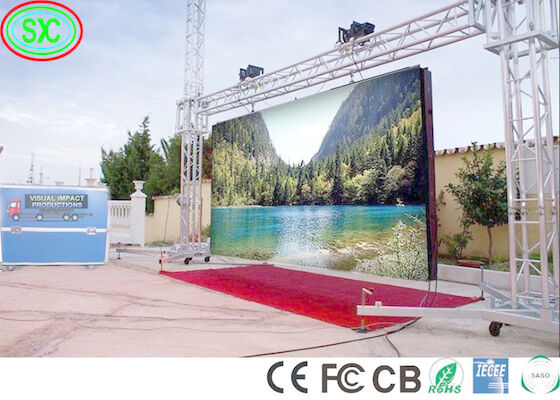 SMD3535 Full Color P8 LED Display 8000cd LED Billboard 3 Years Warranty