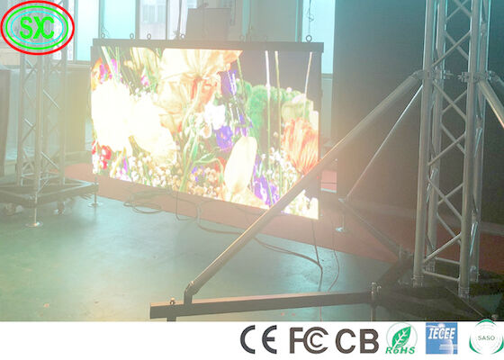 1R1G1B P4 SMD1921 6500cd/M2 Led Video Panel Rental P4 led display  full color led display