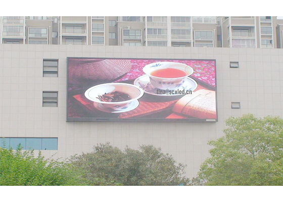 Full Color P10 Billboard Video Wall Outdoor LED Display Screen For Commercial Advertising
