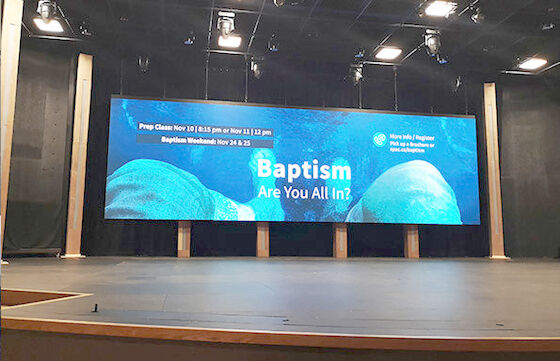 Wall Mount Full Color Video Led Screen Rental Fixing P3 Indoor Display Screen