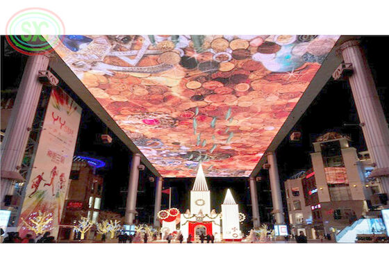 High configuration Full Color Indoor Pixel pitch i P4 brightness 1500 dots RGB LED Display