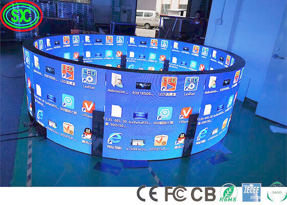 360° Degree Outdoor Full Color Column Sphere LED Display Screen Building Billboard