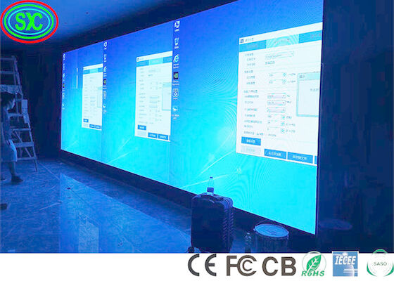 RS485 P2 P3 P4 SMD2121 Advertising LED Video Wall IECEE full color led display screen 	led video wall
