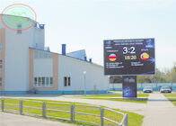 Beautiful frame 1R1G1B Pitch 6mm Full Color Led Billboard with column beside road