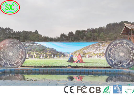 P3.91 6000nits Waterproof Stage Led Display SMD2121 HUB Connection full color led display screen