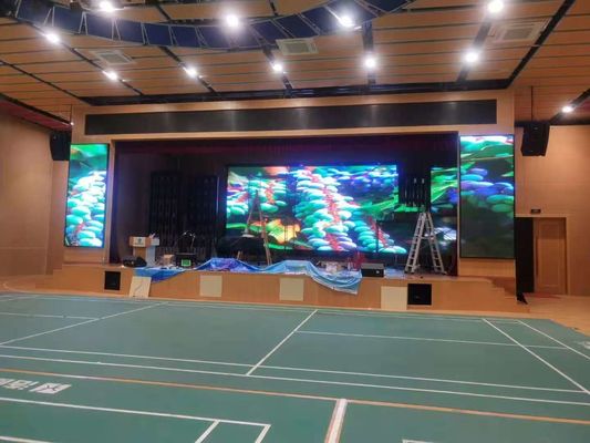 P4 Indoor Full Color SMD LED Video Wall 4mm Pixel Pitch 640x640mm Cabinet