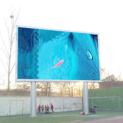 Advertising Fixed Installation 6500cd High Bright P6 Outdoor Full Color Led Screen