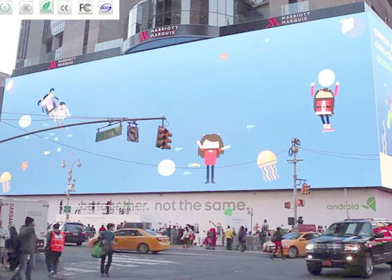 Full Color LED Advertising Billboard P10 Outdoor Led Display For Shopping Mall Fixed Installation