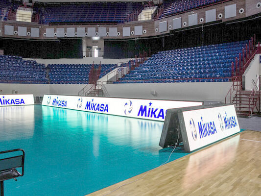 High Resolution Stadium Full Color LED Die-Cast Aluminum Screen , 7500cd/Sqm High Definition Video Display
