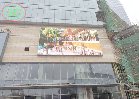 1R1G1B Full color 6mm Pitch Outdoor Led Advertising Screens panel 6500cd/m2 Brightness